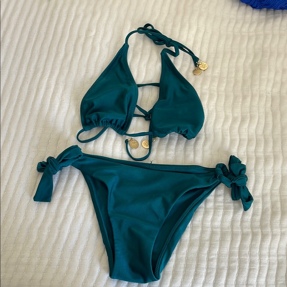 KULANI KINIS 🌴 Teal Bikini Set 👙